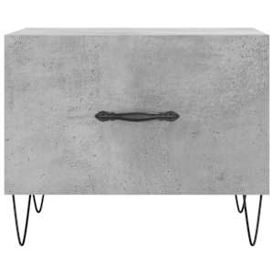 Konferenční stolek betonově šedý 50x50x40 cm kompozitní dřevo - obrázek 5