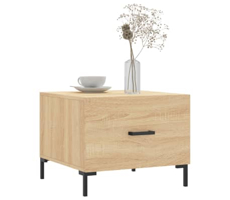 vidaXL Coffee Table Sonoma oak Engineered wood Small Storage