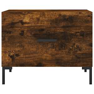 Konferenční stolek kouřový dub 50x50x40 cm kompozitní dřevo - obrázek 5