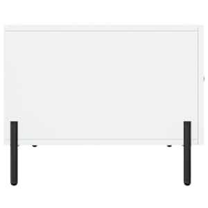 Konferenční stolek bílý 50 x 50 x 40 cm kompozitní dřevo - obrázek 7