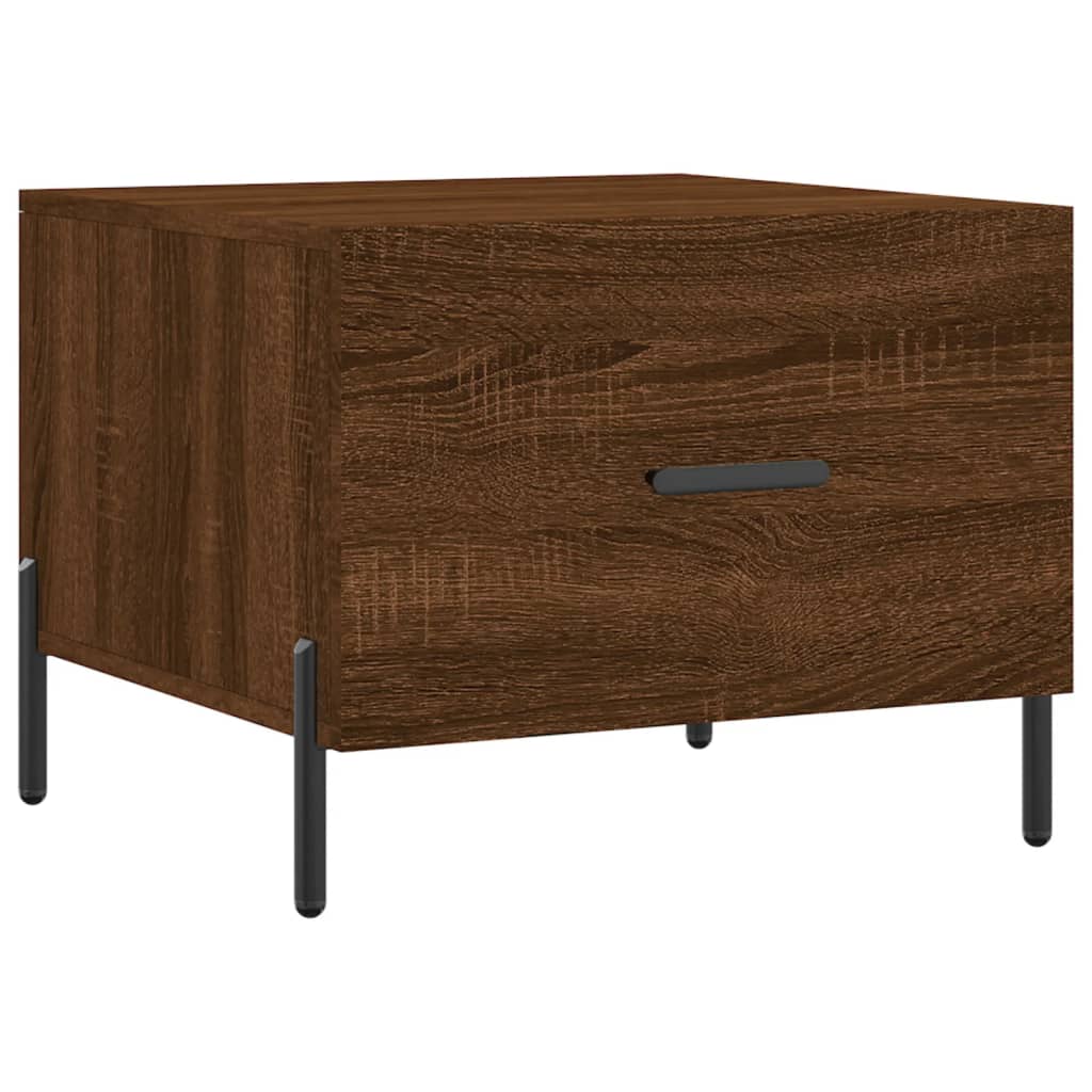 vidaXL Konferenční stolek hnědý dub 50 x 50 x 40 cm kompozitní dřevo