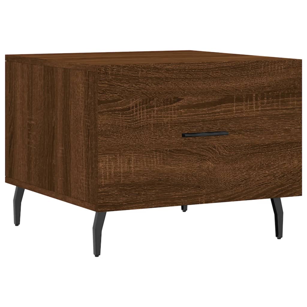 vidaXL Konferenční stolek hnědý dub 50 x 50 x 40 cm kompozitní dřevo
