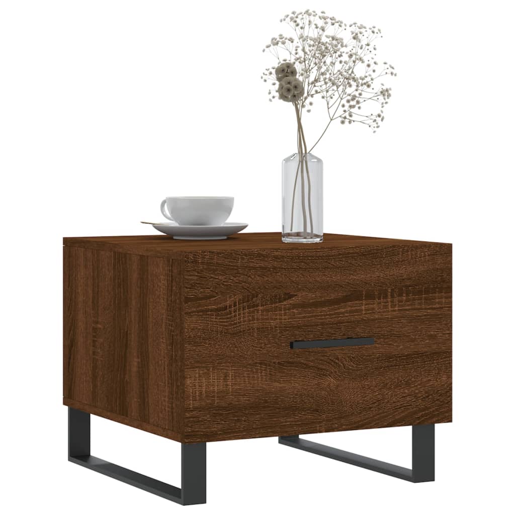 Thumbnail - vidaXL Couchtische 2 Stk. Braun Eichen-Optik 50x50x40 cm Holzwerkstoff