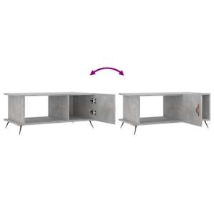 Konferenční stolek betonově šedý 90x50x40 cm kompozitní dřevo - obrázek 8