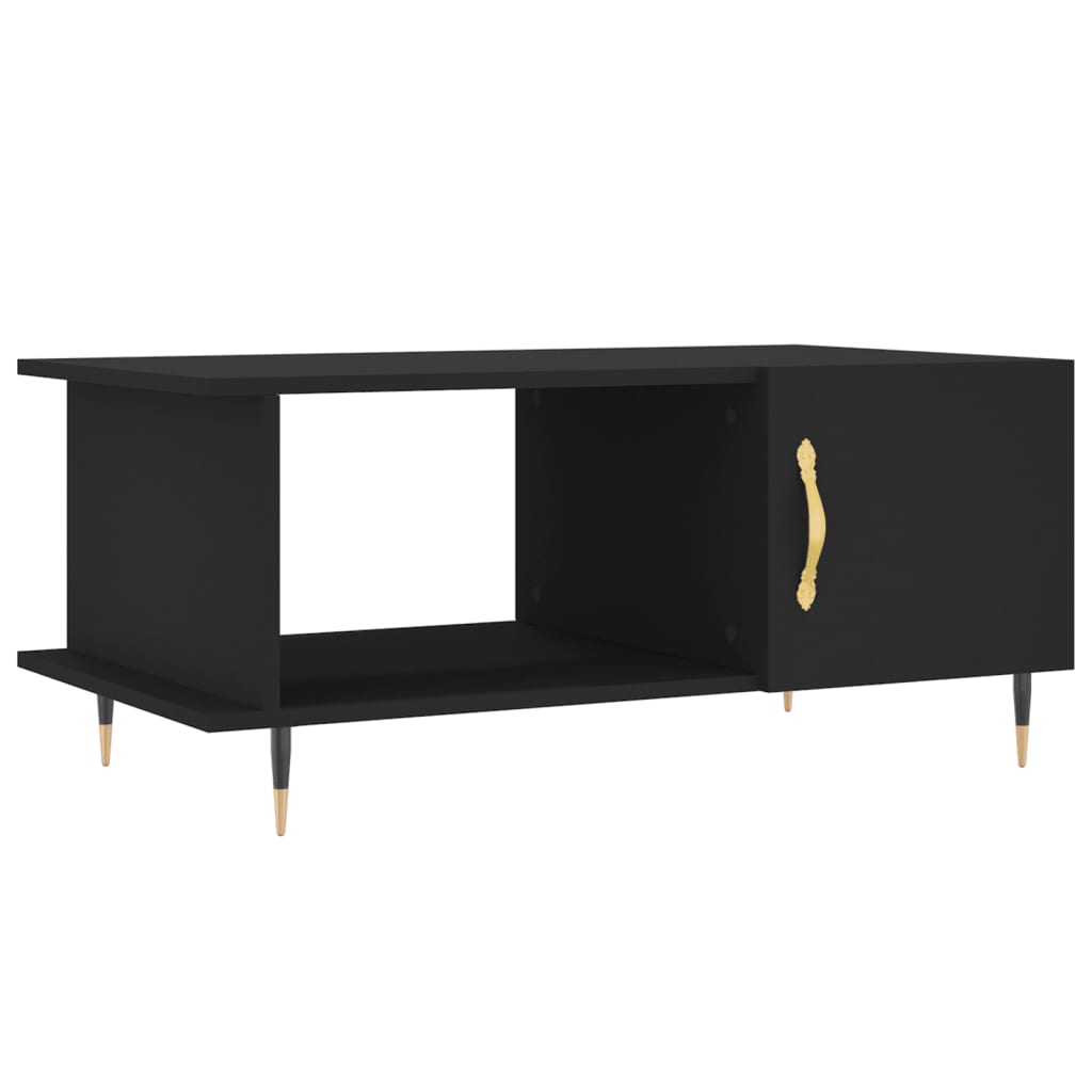 vidaXL Konferenční stolek černý 90 x 50 x 40 cm kompozitní dřevo