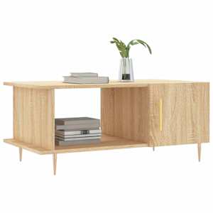 vidaXL Τραπεζάκι Σαλονιού Sonoma Δρυς 90x50x40 εκ. Επεξεργασμένο Ξύλο