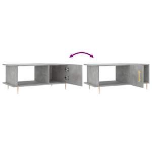 Konferenční stolek betonově šedý 90x50x40 cm kompozitní dřevo - obrázek 9