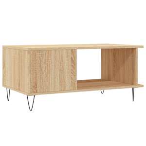 Konferenční stolek dub sonoma 90 x 50 x 40 cm kompozitní dřevo - obrázek 8