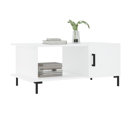 vidaXL Coffee Table White 90x50x40 cm Engineered Wood