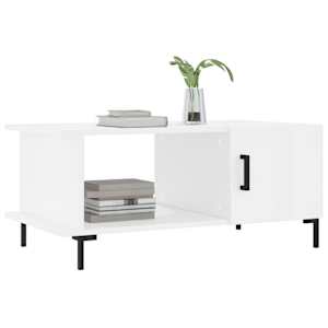 vidaXL Coffee Table High Gloss White 90x50x40 cm Engineered Wood