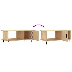 Konferenční stolek dub sonoma 90 x 50 x 40 cm kompozitní dřevo - obrázek 9