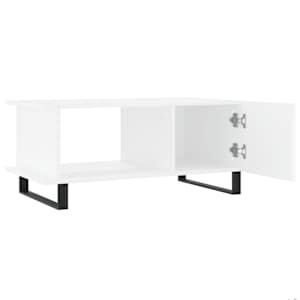 Konferenční stolek bílý 90 x 50 x 40 cm kompozitní dřevo - obrázek 6