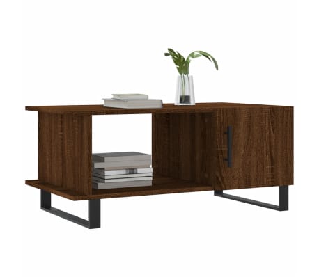 vidaXL Măsuță de cafea, stejar maro, 90x50x40 cm, lemn prelucrat