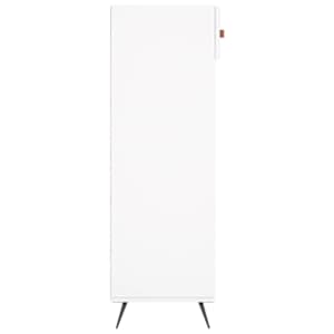 Botník bílý 60 x 35 x 105 cm kompozitní dřevo - obrázek 7
