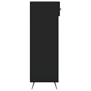 Botník černý 60 x 35 x 105 cm kompozitní dřevo - obrázek 7