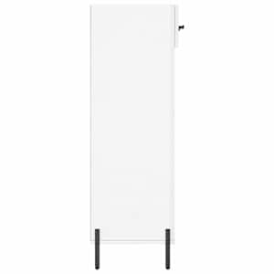 Botník bílý s vysokým leskem 60 x 35 x 105 cm kompozitní dřevo - obrázek 7