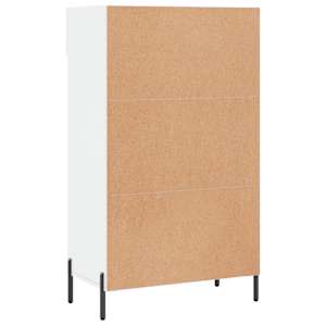 Botník bílý s vysokým leskem 60 x 35 x 105 cm kompozitní dřevo - obrázek 8
