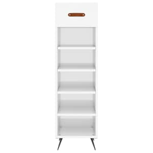 Botník bílý s vysokým leskem 30 x 35 x 105 cm kompozitní dřevo - obrázek 4