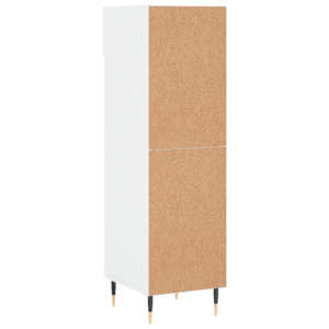Botník bílý s vysokým leskem 30 x 35 x 105 cm kompozitní dřevo - obrázek 8