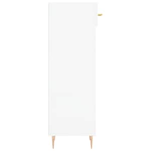 Botník bílý s vysokým leskem 30 x 35 x 105 cm kompozitní dřevo - obrázek 7