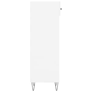 Botník bílý s vysokým leskem 30 x 35 x 105 cm kompozitní dřevo - obrázek 7