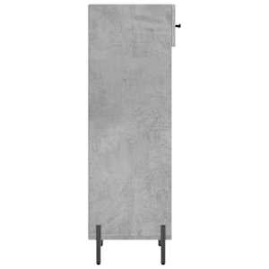 Botník betonově šedý 30 x 35 x 105 cm kompozitní dřevo - obrázek 7