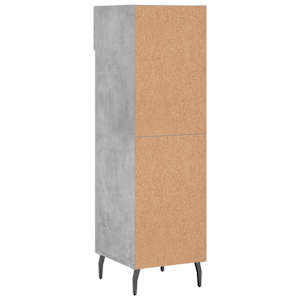 Botník betonově šedý 30 x 35 x 105 cm kompozitní dřevo - obrázek 8