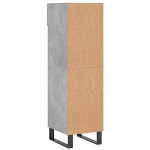 Botník betonově šedý 30 x 35 x 105 cm kompozitní dřevo - obrázek 8