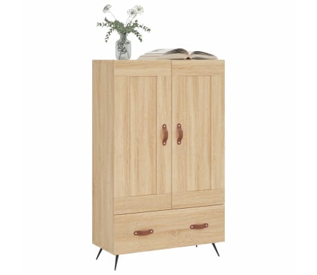 vidaXL Dulap &icirc;nalt, stejar Sonoma, 69,5x31x115 cm, lemn prelucrat