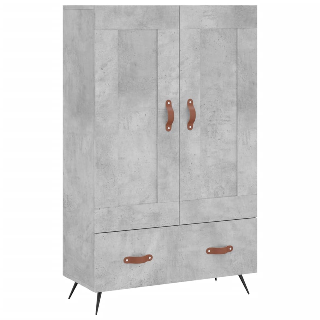 vidaXL Skříň highboard betonově šedá 69,5x31x115 cm kompozitní dřevo