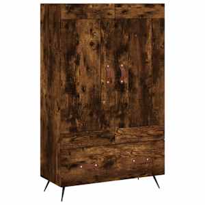 Skříň highboard kouřový dub 69,5 x 31 x 115 cm kompozitní dřevo - obrázek 2