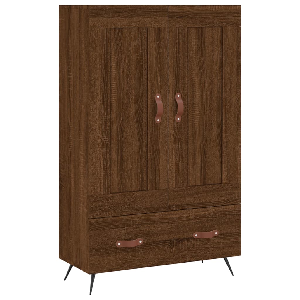 vidaXL Skříň highboard hnědý dub 69,5 x 31 x 115 cm kompozitní dřevo