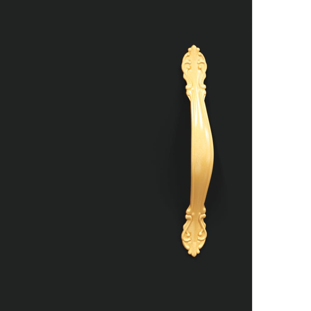 Visoka komoda crna 69,5 x 31 x 115 cm od konstruiranog drva