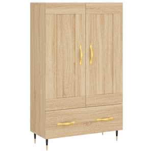 Skříň highboard dub sonoma 69,5 x 31 x 115 cm kompozitní dřevo - obrázek 2
