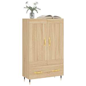 Skříň highboard dub sonoma 69,5 x 31 x 115 cm kompozitní dřevo - obrázek 3