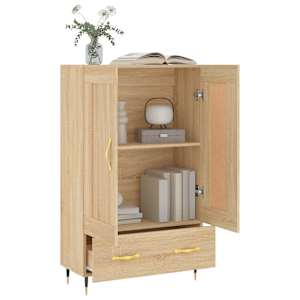Skříň highboard dub sonoma 69,5 x 31 x 115 cm kompozitní dřevo - obrázek 4