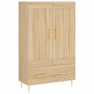 Skříň highboard dub sonoma 69,5 x 31 x 115 cm kompozitní dřevo - obrázek 2