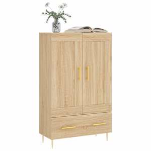 Skříň highboard dub sonoma 69,5 x 31 x 115 cm kompozitní dřevo - obrázek 3