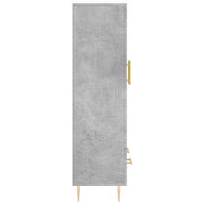 Skříň highboard betonově šedá 69,5x31x115 cm kompozitní dřevo - obrázek 7