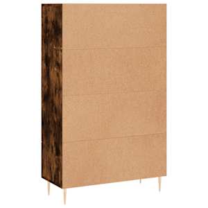 Skříň highboard kouřový dub 69,5 x 31 x 115 cm kompozitní dřevo - obrázek 8