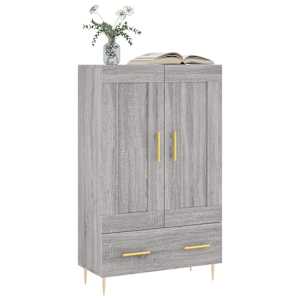 Skříň highboard šedá sonoma 69,5 x 31 x 115 cm kompozitní dřevo - obrázek 3