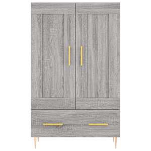 Skříň highboard šedá sonoma 69,5 x 31 x 115 cm kompozitní dřevo - obrázek 5