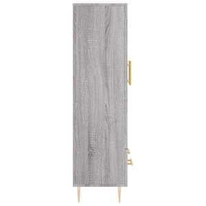 Skříň highboard šedá sonoma 69,5 x 31 x 115 cm kompozitní dřevo - obrázek 7
