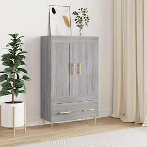 Skříň highboard šedá sonoma 69,5 x 31 x 115 cm kompozitní dřevo - obrázek 1