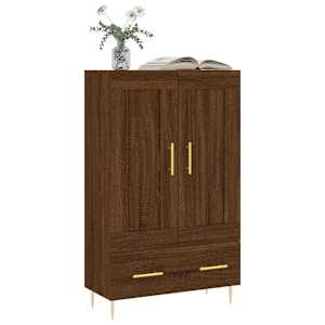 vidaXL Highboard Brown Oak 69.5x31x115 cm Engineered Wood