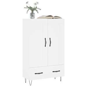 Skříň highboard bílá 69,5 x 31 x 115 cm kompozitní dřevo - obrázek 3