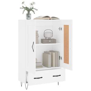 Skříň highboard bílá 69,5 x 31 x 115 cm kompozitní dřevo - obrázek 4