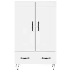 Skříň highboard bílá 69,5 x 31 x 115 cm kompozitní dřevo - obrázek 5