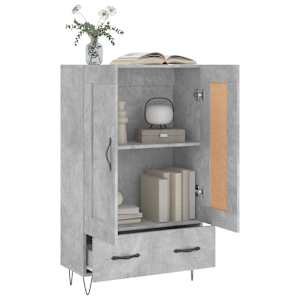 Skříň highboard betonově šedá 69,5x31x115 cm kompozitní dřevo - obrázek 4