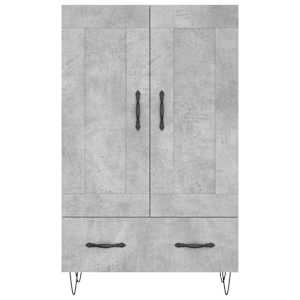 Skříň highboard betonově šedá 69,5x31x115 cm kompozitní dřevo - obrázek 5